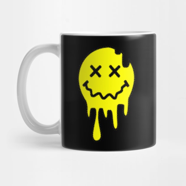 ACID SMILEY (MELTING) #2 by RickTurner